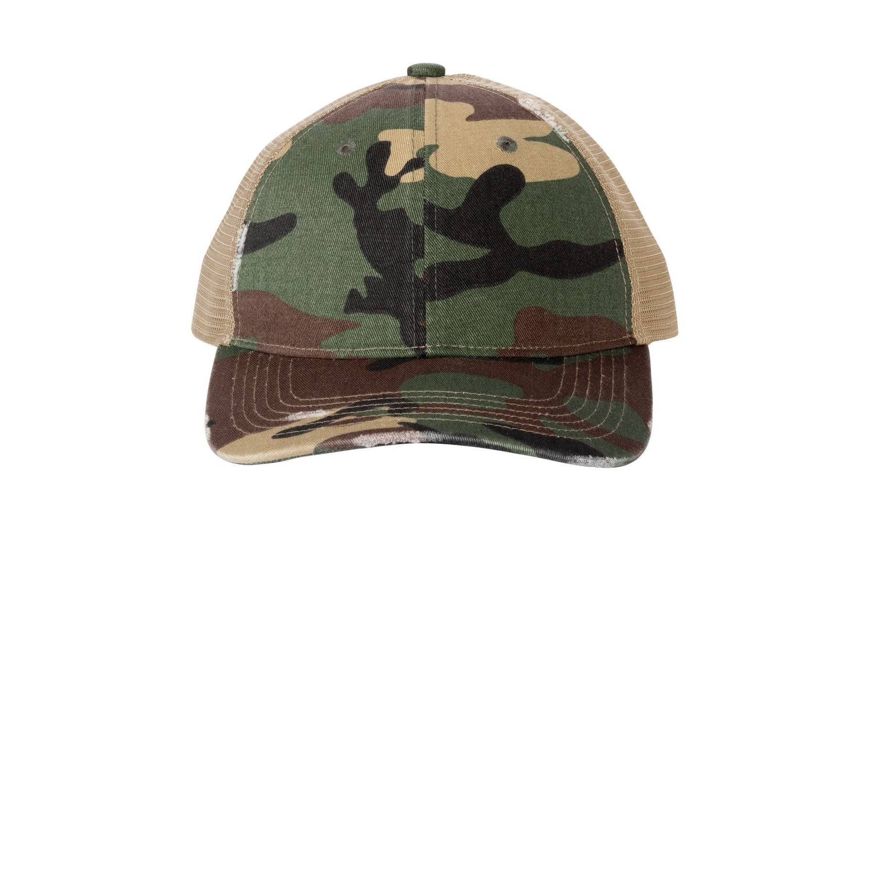 Port Authority-Port Authority® Distressed Mesh Back Cap C600-MedTech-6